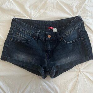 Blue denim short H&M
